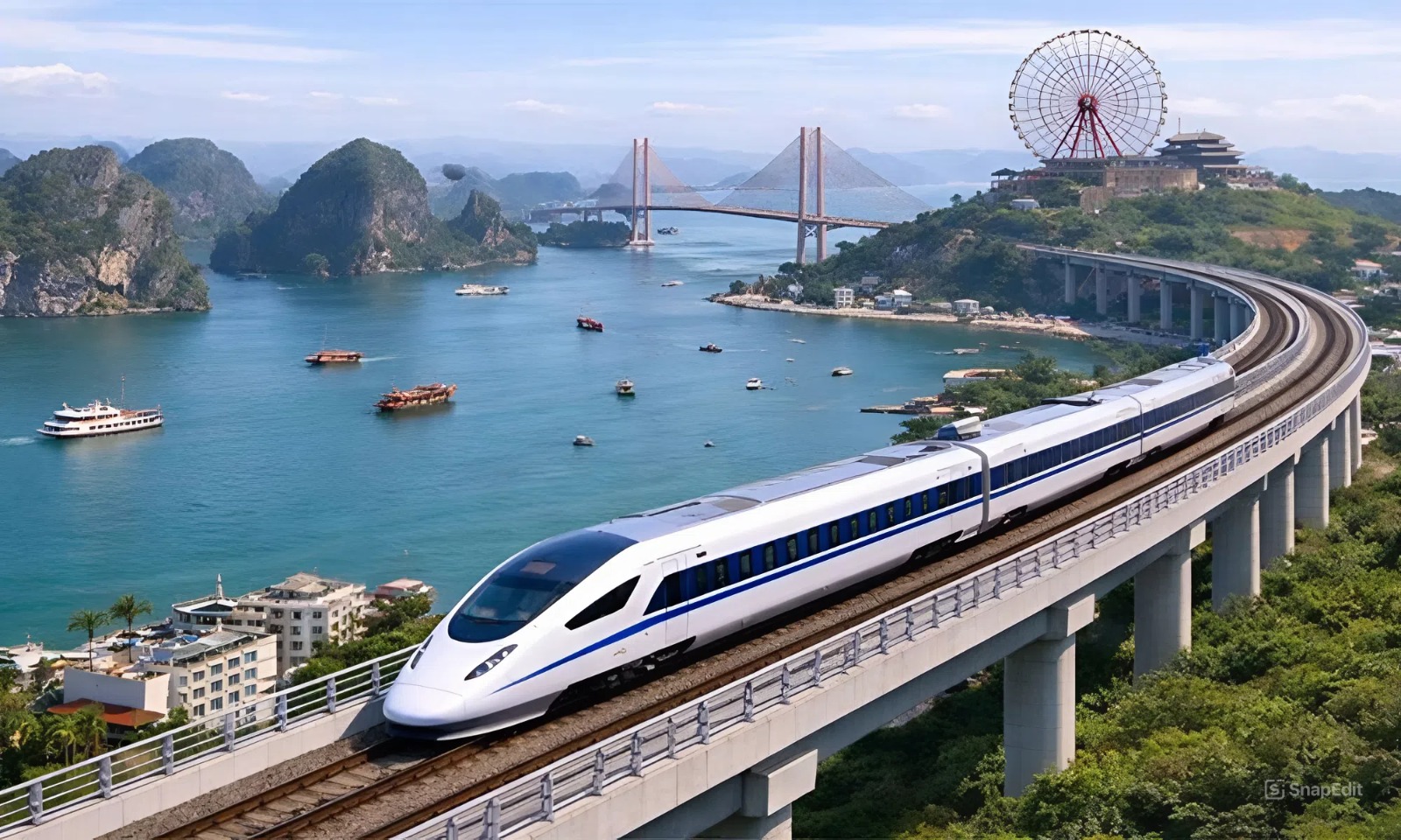 DỰ KIẾN KHỞI CÔNG TUYẾN ĐƯỜNG SẮT CAO TỐC HÀ NỘI - QUẢNG NINH VÀO NGÀY 12.4.2026